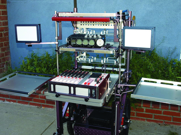 Custom cart built for Ao Loo. Photo by David Waelder