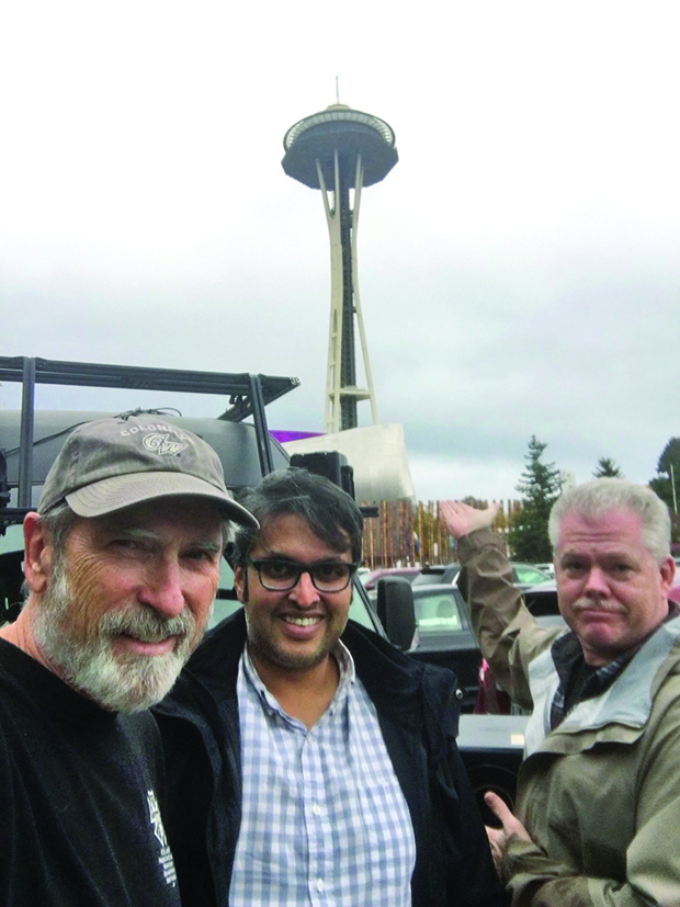 Matt Landry (695), Aashish Gandhi (695/600) and Jim McDonald (695) in Seattle for Station 19